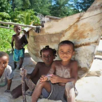 Enfants à Nosy Be