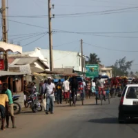 Scène de rue dans la ville