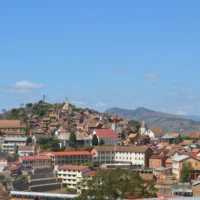 Vue globale de la ville haute de Fianarantsoa