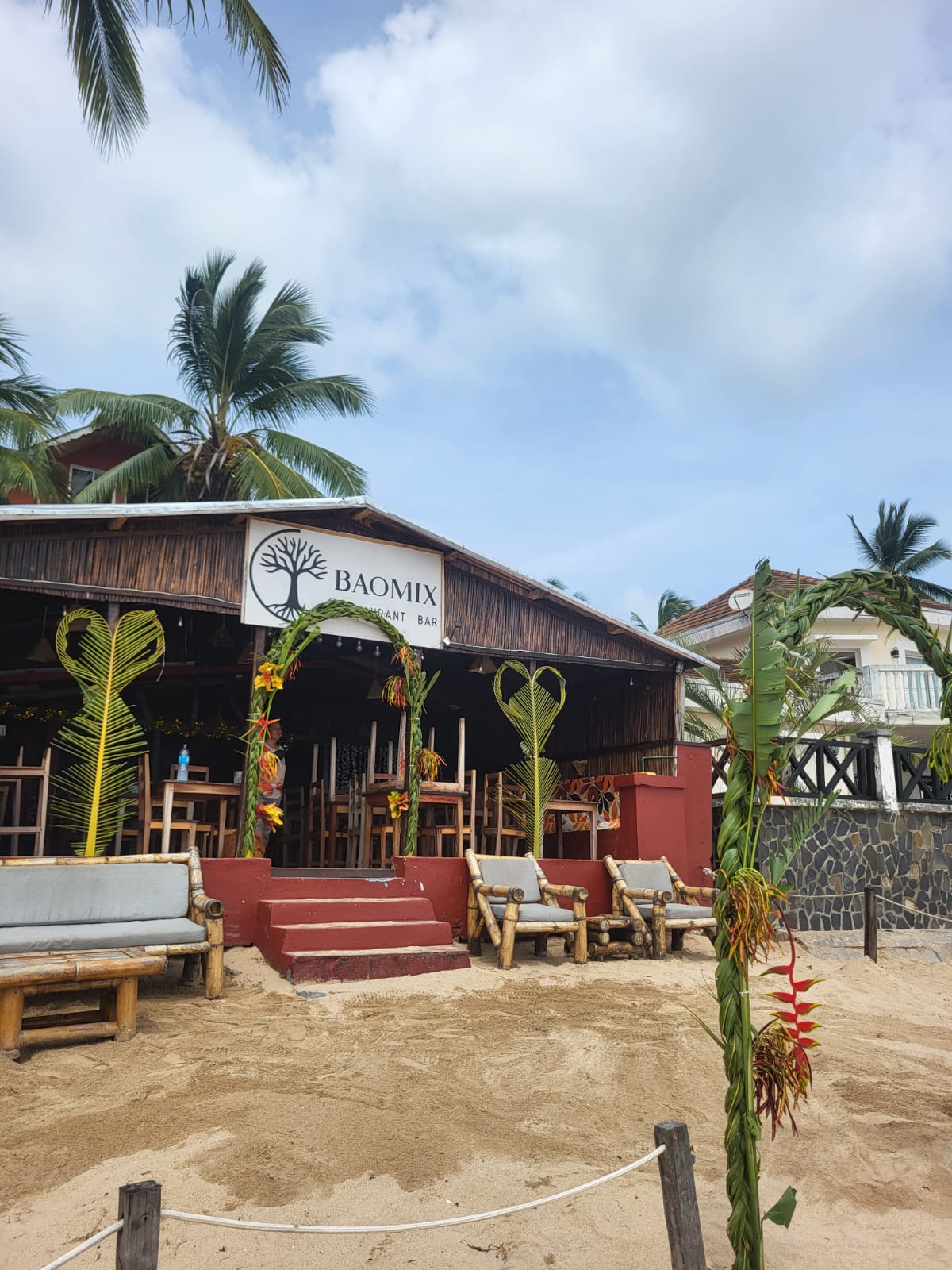 Photo de l'extérieur du Baomix restaurant, Nosy Be, Madagascar