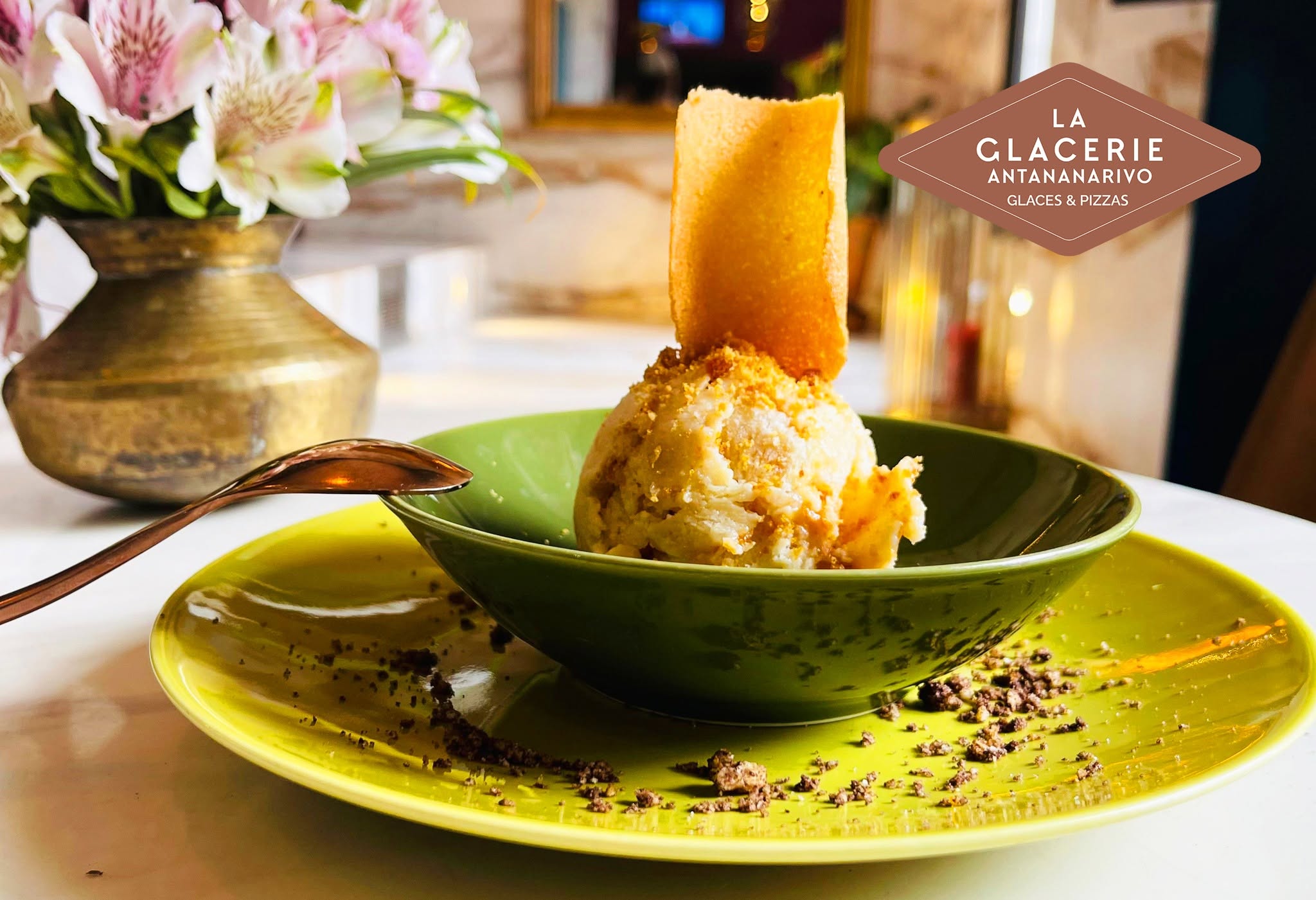 Photo d'un dessert à La glacerie, antananarivo, Madagascar