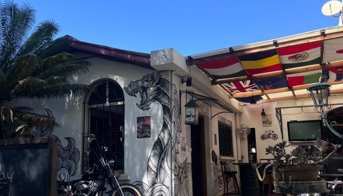 Restaurant badass motocycle