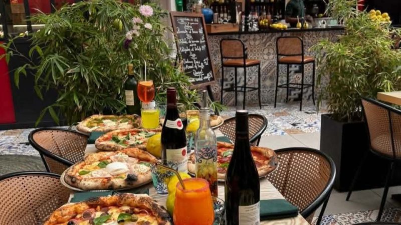 Photo des pizzas à la Felicità Madagascar, Antananarivo, Madagascar