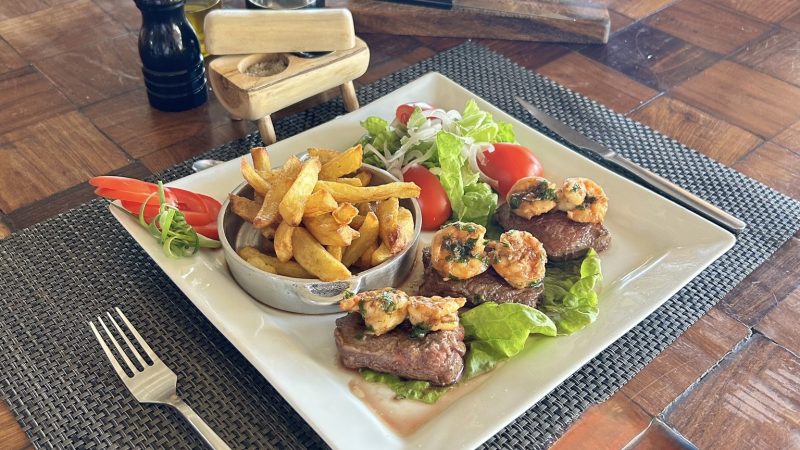 Photo des plats au Bakuba Lodge, Tuléar, Madagascar